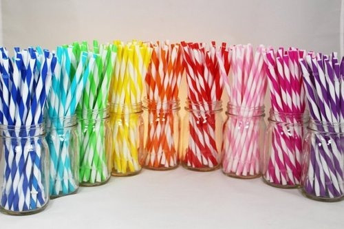 Pitillos 25 Tornasol Decorativo Fiestas Reuniones Bares