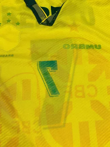 Camisa Seleção Brasileira Brasil 1994 Bebeto 7 Amarela Umbro