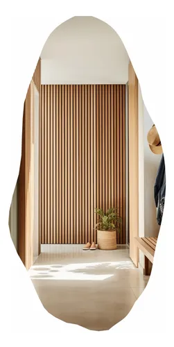 comprar Espelho Grande Corpo Inteiro 115x40 Orgânico Luxo Decoração