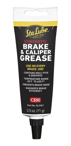 Crc Sl3301 Synthetic Brake & Caliper Grease 2.5 Wt Onzas