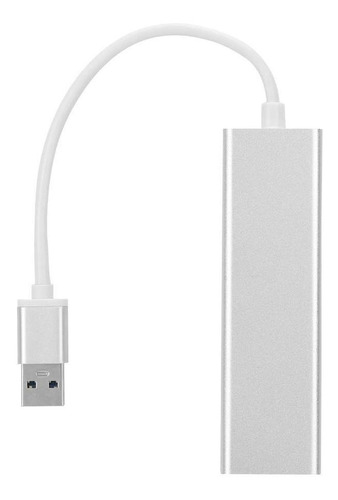 Placa De Rede Usb 3.0 Gigabit Nic+3*usb Hub High Transmissio