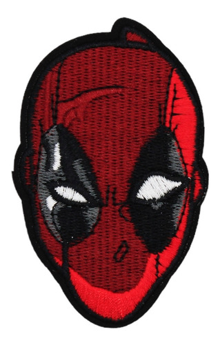 Parche Rostro Deadpool - Marvel - Adherible - Alta Calidad