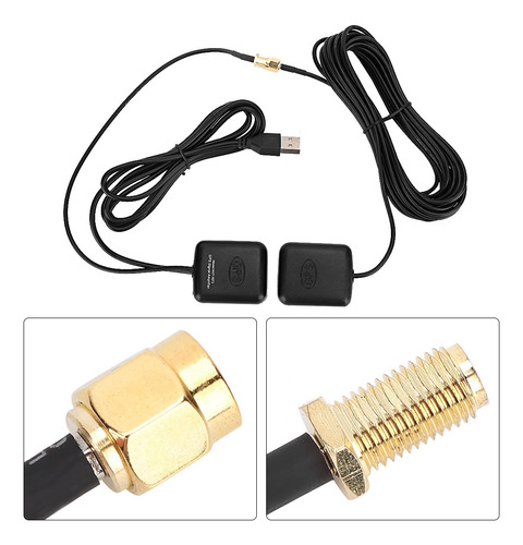 Amplificador De Señal Gps Para Coche Ant1573, Antena Aérea A