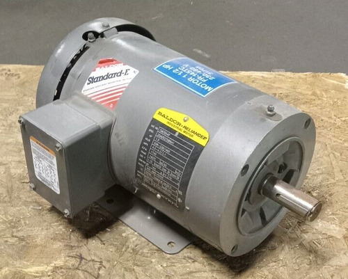 New Baldor 1.5 Hp Ac Motor 208-230/460 Vac 3ø 1740 Rpm  Ssv