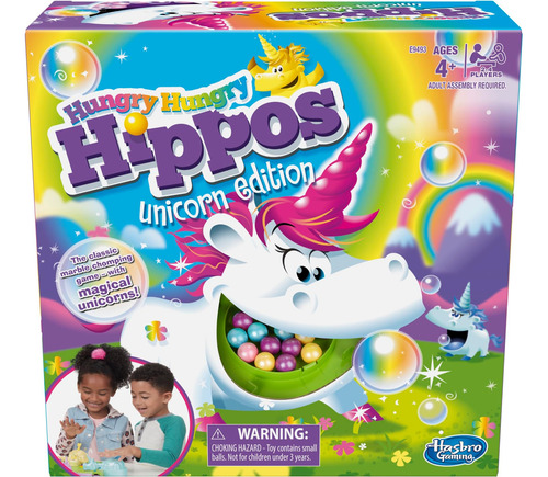 Juego De Mesa Hungry Hungry Hippos Unicorn