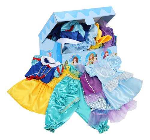 Conjunto De Traje De Princesa Vgofun Para Niñas De 3 A 6 Año