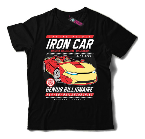 Remera Iron Car Rockabilly Garage T161 Dtg Premium
