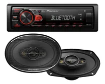 Comprar Estereo Pioneer 215 Bluetooth Usb Con Parlantes 6x9 450w