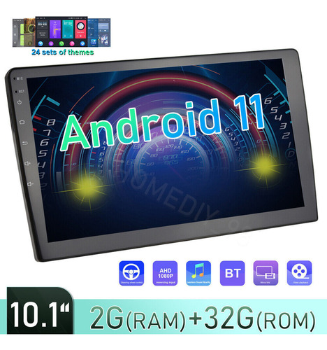10inch Android 11 Car Stereo Radio Gps Wifi Bt Usb Doubl Aad
