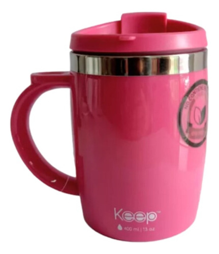 Taza Térmica Acero Inoxidable Keep Colores 400ml