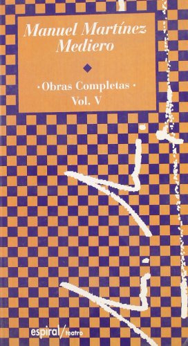 Libro Obras Completas 1983 1987 Vol V De Martinez Mediero M