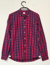Comprar Camisa Bensimon Hombre Talle S Escocesa Corte Recto