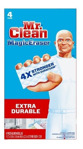 Esponja Mr Clean extra durable pack x 4