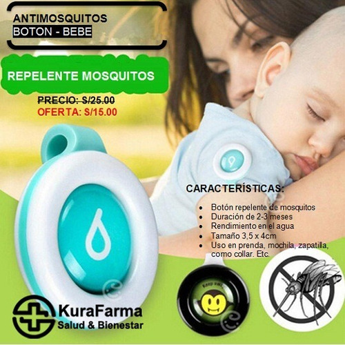 Oferta 3x2 Anti Mosquitos Botón -bebe