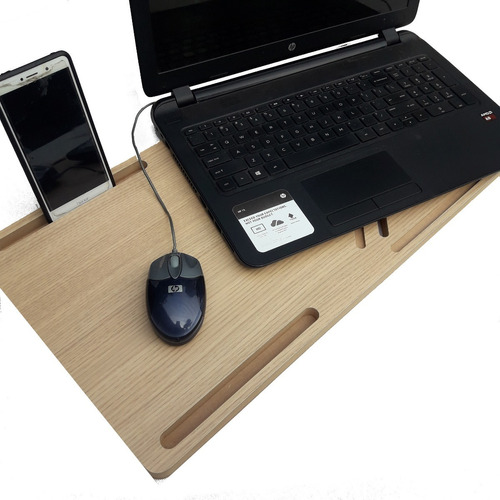 Imagen 1 de 5 de Home Office Bandeja Porta Notebook Computadora Mouse Celu 