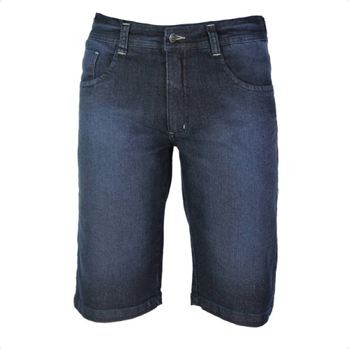 Bermuda Jeans Masculina Elastano Direto Da Fábrica