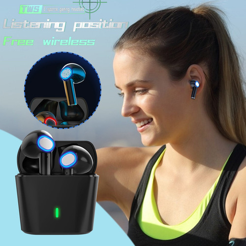 Audífonos Bluetooth Para Juegos, Semiintraurales, Deportiv