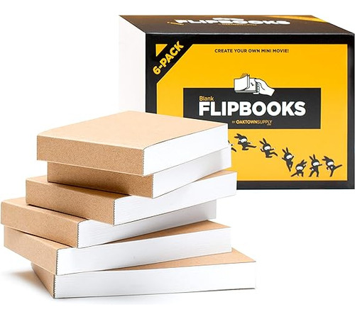 Flipbooks En Blanco Para Animación, Bocetos Y Creación De D