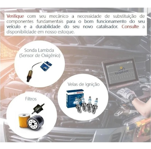 Catalisador Agile 1.4 8v - 2009 2010 2011 2012 2013 2014