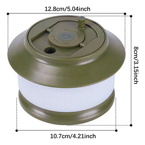 Luces De Cuerda Al Aire Libre Impermeable Para Acampar Verde