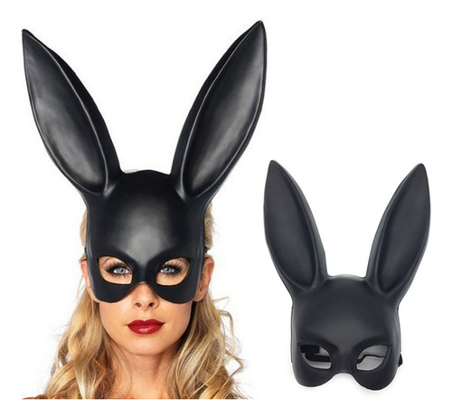 Máscara Orejas Conejo Playboy Antifaz Festiva Ariana