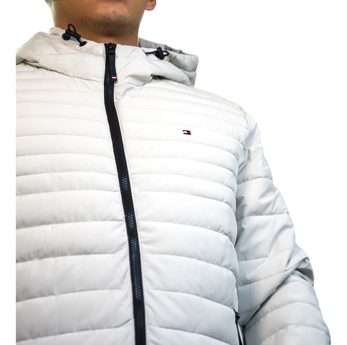 Chamarra Tommy Hilfiger Hombre Impermeable Con Capucha
