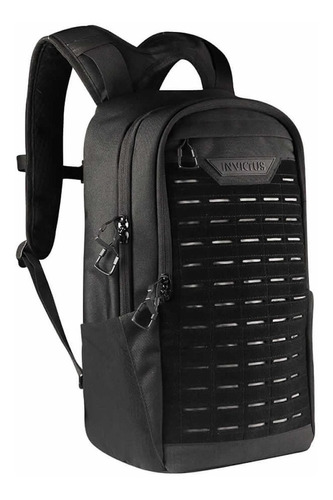 Mochila Invictus Citizen Pro Militar 30l Tática Edc Notebook Cor Preto Desenho do tecido Liso