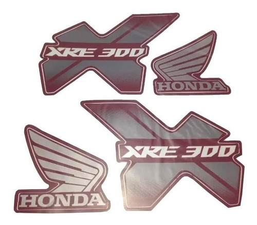 Kit Adesivo Faixa Moto Honda Xre300 Xre 2014/2015 - Vermelho