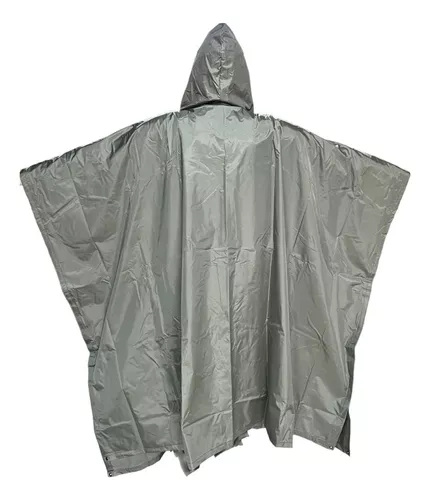 Poncho Emborrachado Impermeável Eb Capa Chuva Militar Verde em