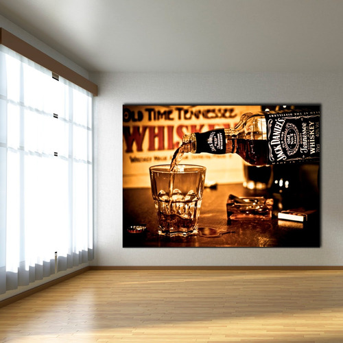 Cuadro Decorativo En Lienzo Canvas Jack Daniels