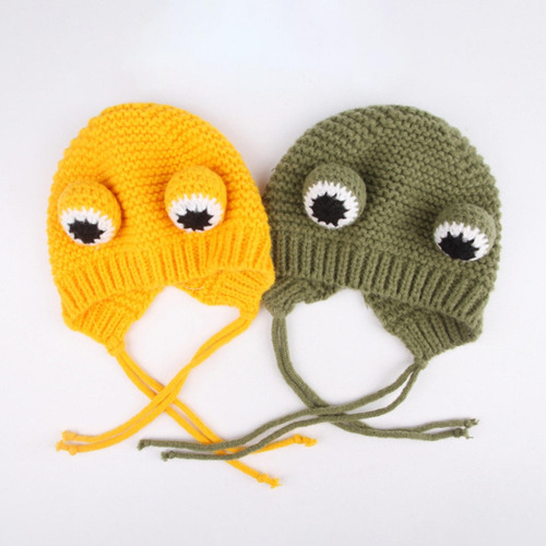 Gorro De Punto Para Perros Pequeños Con Dibujos Animados En