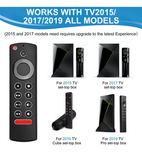 M Controlador Remoto De Voz De Tv Para Nvidia Shield Tv Pro