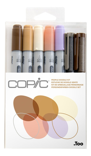 Copic Ciao Doodle Kit: People (7 Lápices)