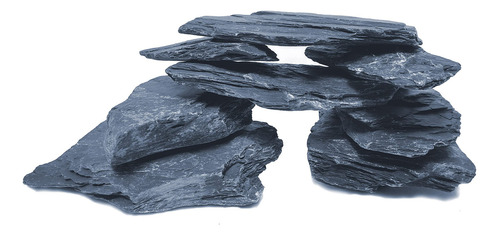 Piedras Grandes De 5 A 7 Pulgadas Hechas De Pizarra Negras