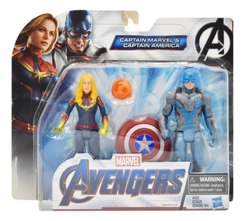 Avengers Capitán Y Capitana America Marvel Hasbro Cd