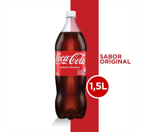 Refresco Coca - Cola Sabor Original Pet 1.5l 5 Unidades.