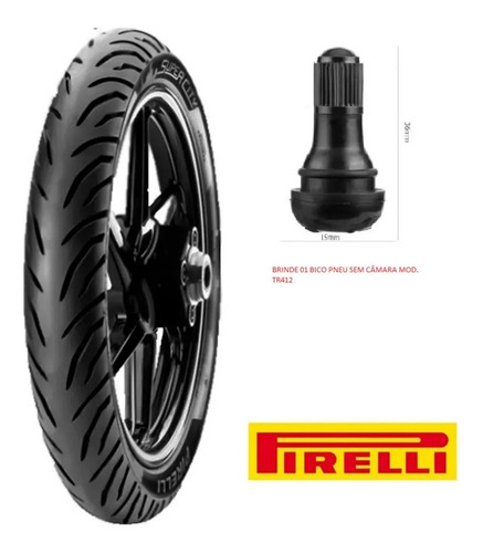 Pneu Pirelli Factor/fazer150 100/90-18 Super City Traseiro