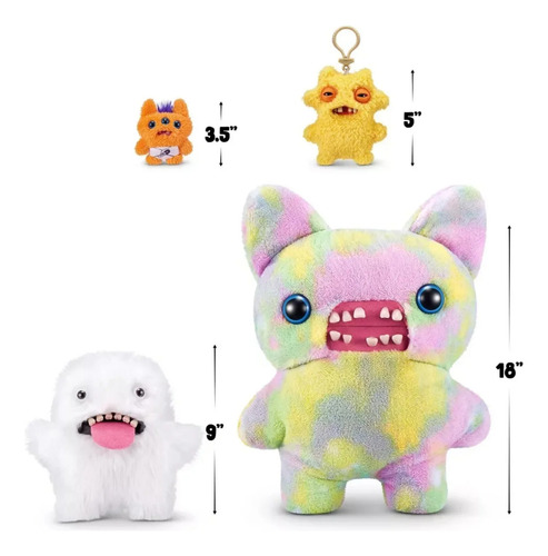 Fugglers Laboratorio Misfits Funny Ugly Monster Lila