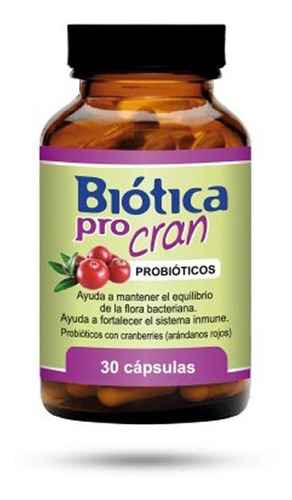 Biótica® Pro Cran X 30 Cápsulas | Probióticos + Prebióticos