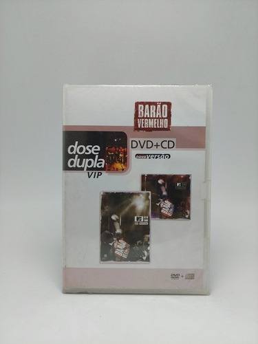 Dvd + Cd Dose Dupla Vip - Barão Vermelho - Nova Versão