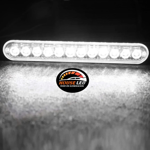 Barra Luz Led Estroboscopica Moto Auto Camion 12v 24v