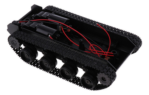 Chassi Carro Tanque Choque Leve Robô Inteligente Diy Com Kit