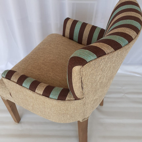 Imagen 6 de 10 de Silla Sillon Cabecera Puntera Chenille Premium Sin Interes