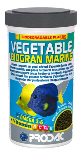 Ração Prodac Vegetable Biogran Marine 100g - Alimento Peixe