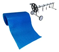 Comprar Manta Térmica Piscina 3.5 X 9.5m 600 Micras + Enrollador