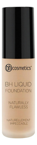 Base de maquillaje BH Cosmetics NATYRALLY FLAWLESS Naturally flawless Foundation tono ivory beige - 30mL