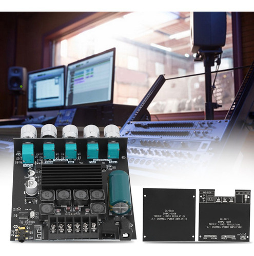 Placa Amplificadora De Alta Potencia Zk-tb21 De 2.1 Canales