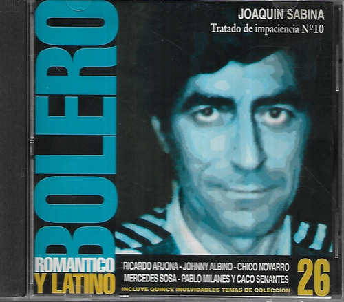 Bolero Romantico Y Latino 26 Tapa Joaquin Sabina Cd