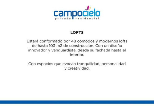 Loft En Privada Campocielo,1 Recamara, 2 Planta.