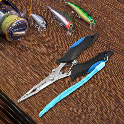 Alicates Para Quitar Anzuelos De Pesca, Herramienta Azul